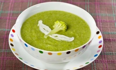 Суп из брокколи со сливками