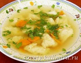 Рецепт клецок для супа