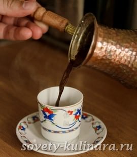 Рецепт приготовления кофе по-турецки