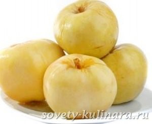 Рецепт моченых яблок в бочке