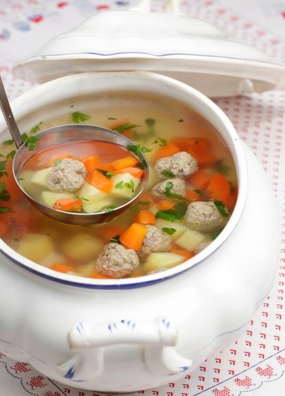 Как варить суп с фрикадельками?